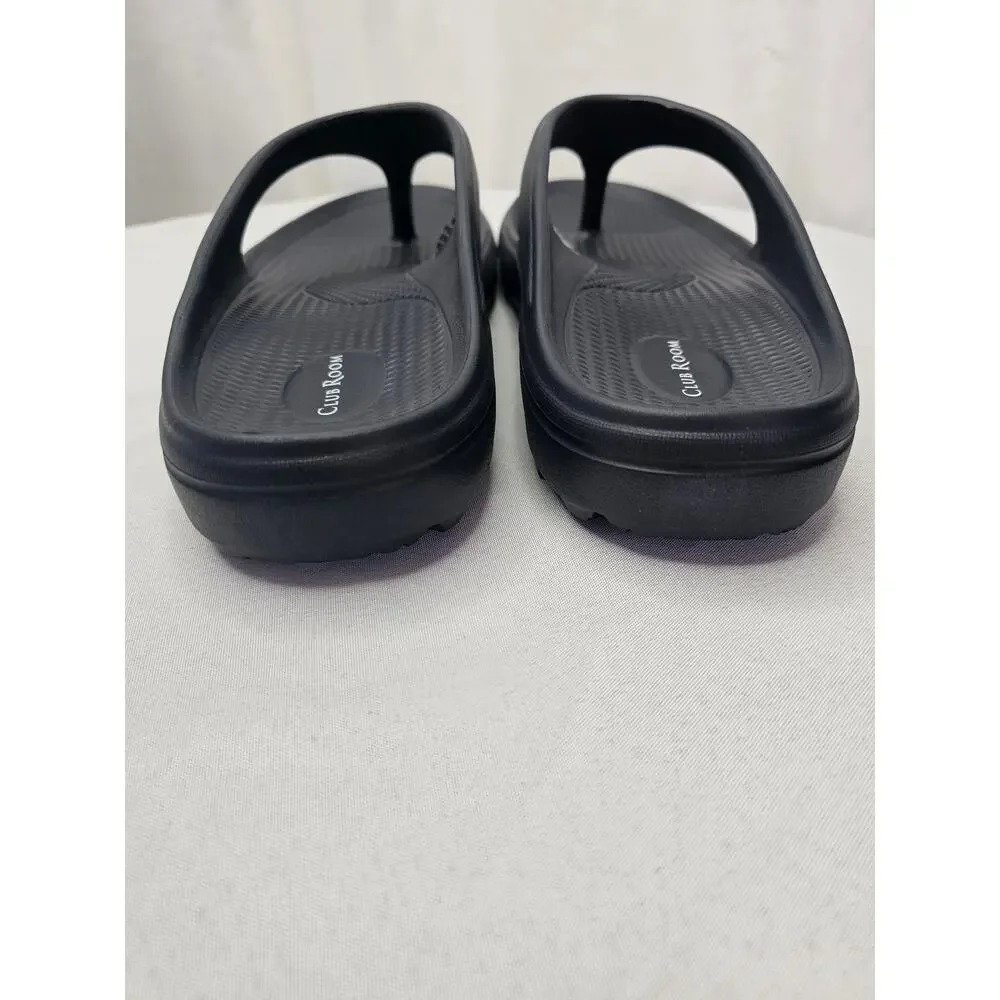 Club Room Men's Remy Thong Sandals Flip Flops Navy Size 9M NWT